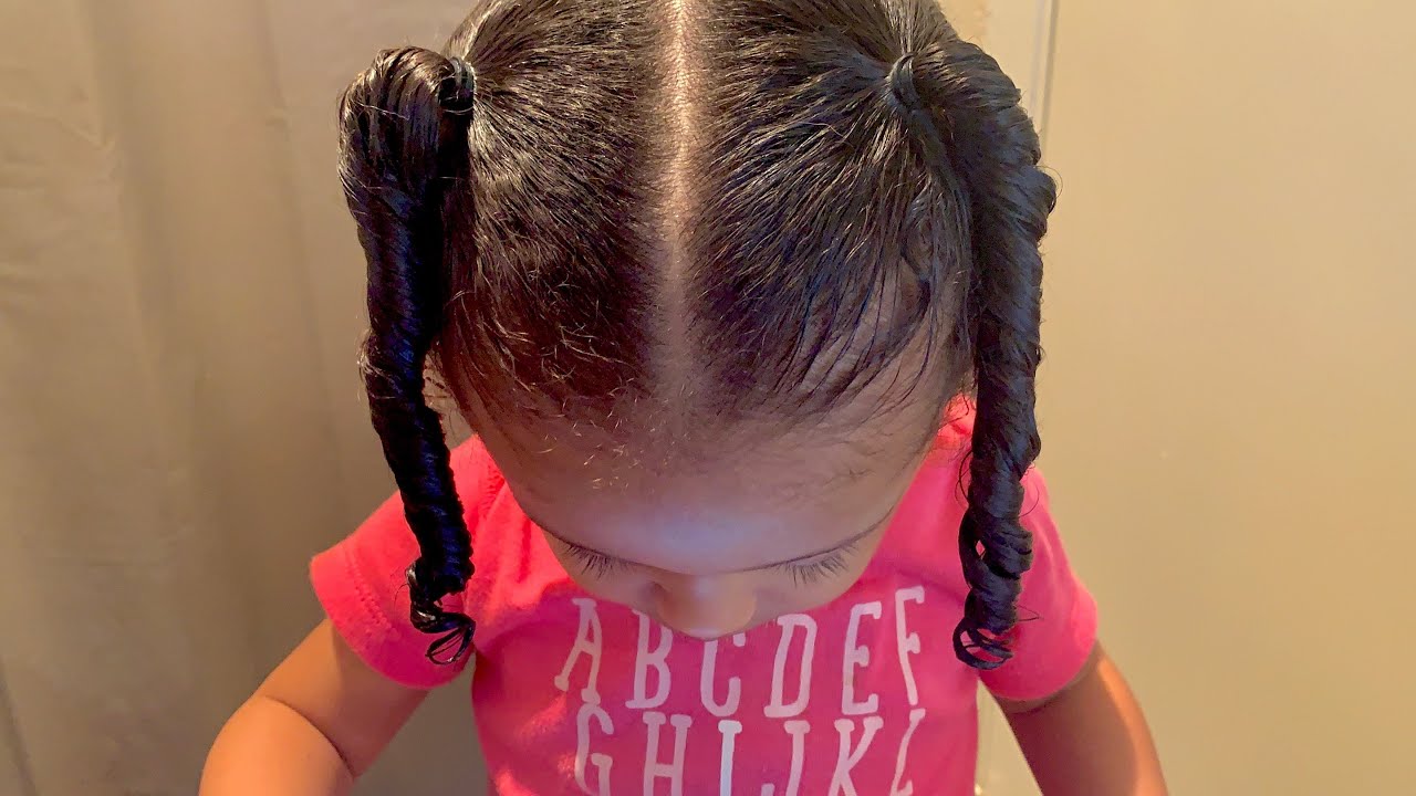 Baby Girl/Toddler Ringlet Hairstyle With a Comb! - YouTube
