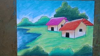 HOW TO DRAW A SCENERY WITH SOFT PASTEL screenshot 5