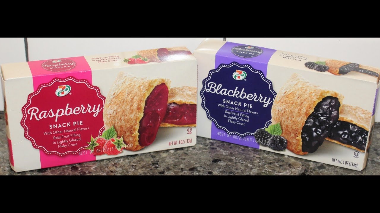 7Eleven 7Select Raspberry & Blackberry Snack Pie Review YouTube