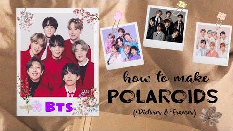 How to make polaroid photos using Picsart