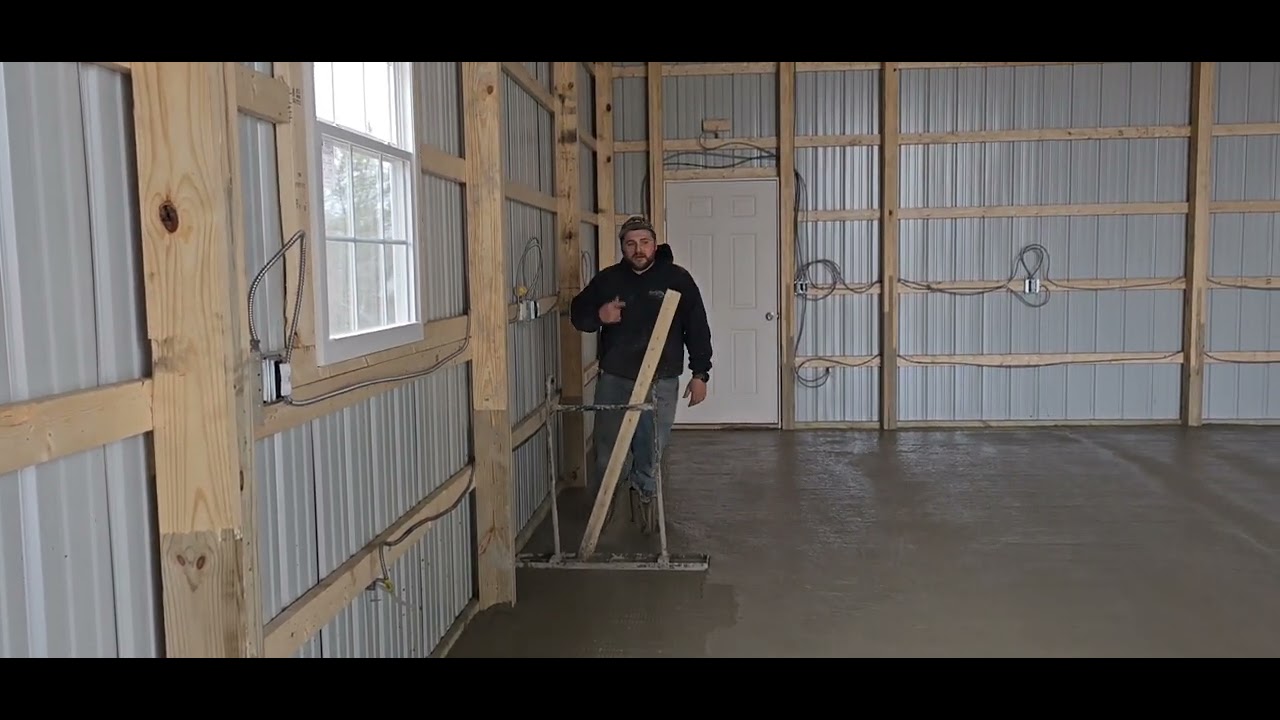 concrete in steel building YouTube