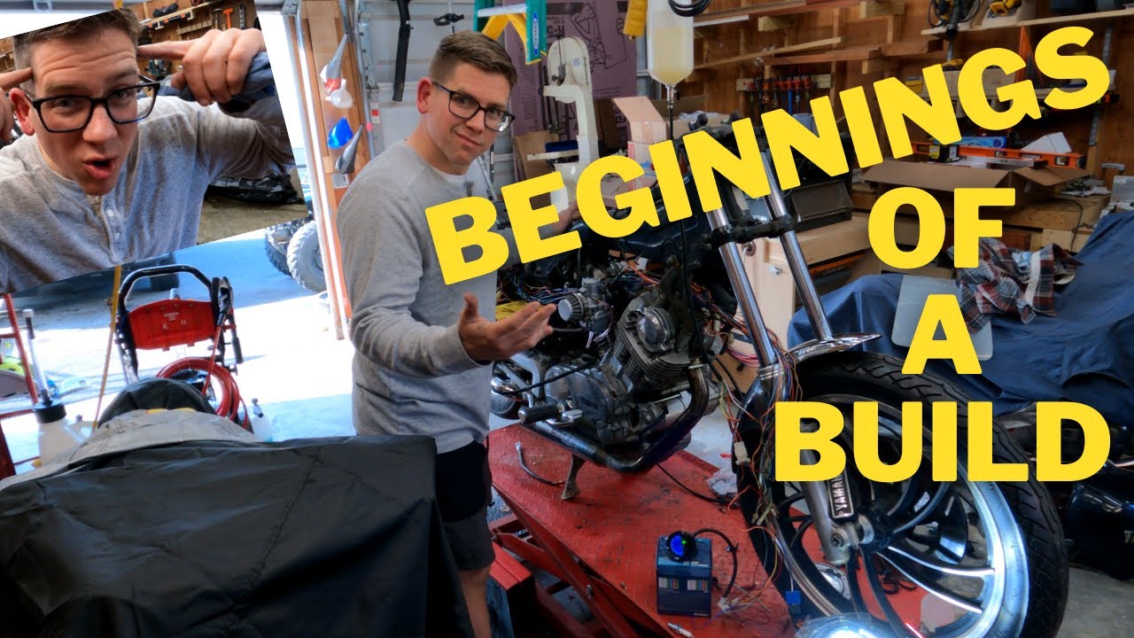 Virago 920 First Start & STRIPPED electricals - Yamaha Virago build ep2