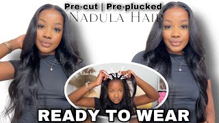 Ready to wear| Easy to Install Beginner Friendly Pre-cut Lace Wig| Ft Nadula Hair