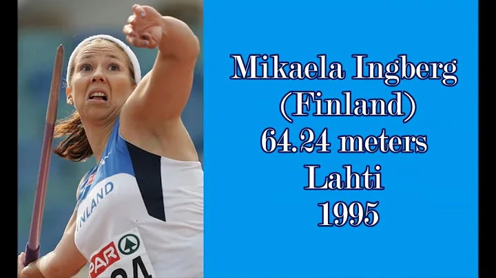 Mikaela Ingberg (Finland) JAVELIN 64.24 meters Lah...