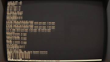 DEC VAX 4000-105A post-on-self-test and boot