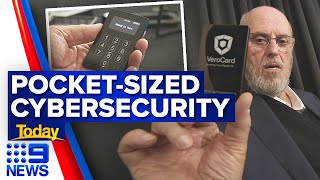 New pocket-sized device could slash risk of cybercrime | 9 News Australia screenshot 1