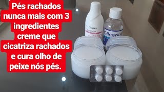 Faça creme com 3 ingredientes para rachadura nós pés