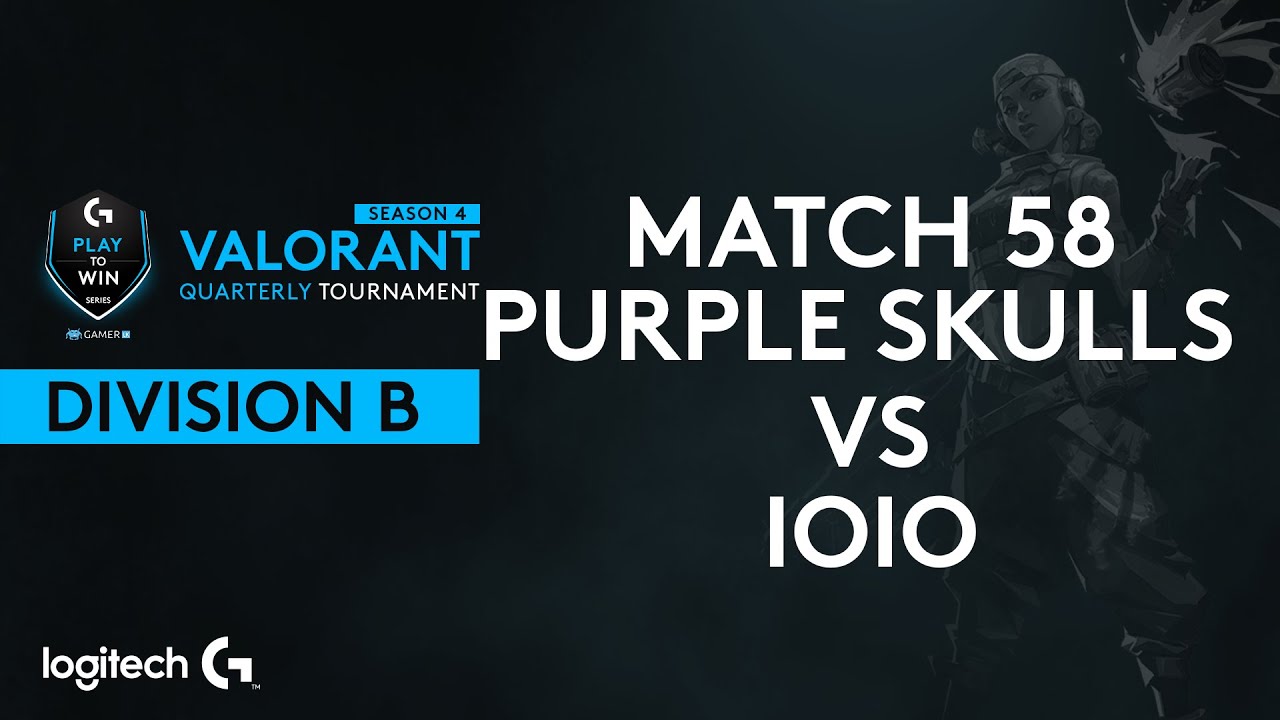 Div B Match 58 - Purple Skulls vs iOiO - Logitech G Play To Win Valorant Series Season 4