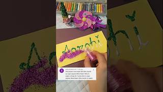 Sparkle Neme Letter Tutorial For You