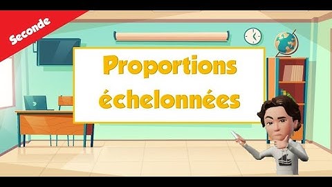 Proportions échelonnées