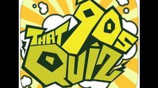 That 90s Quiz - Level 1 Answers 1-10
