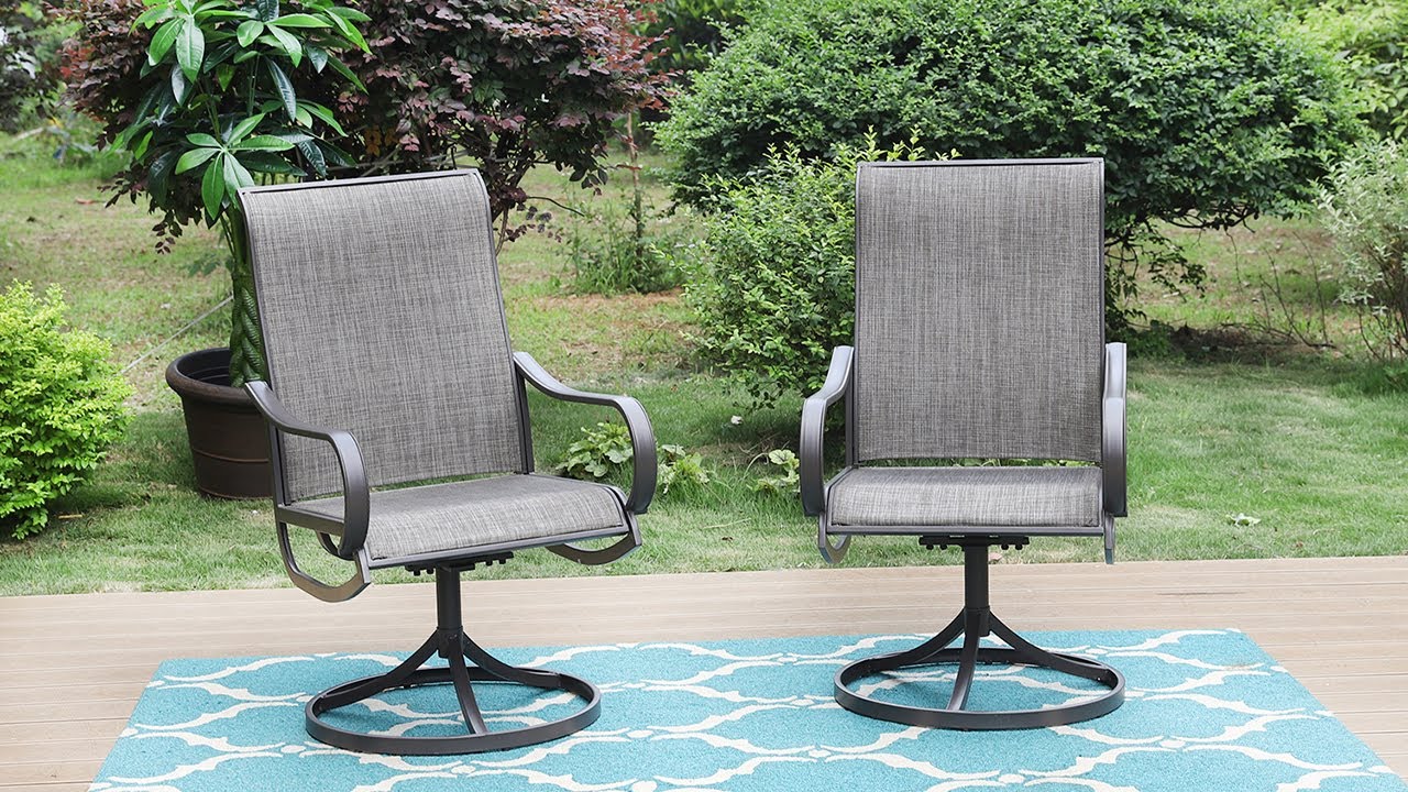 How to Remove The Base of the Textilene Swivel Chair?