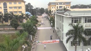 Đại học Công nghệ Thông tin và Truyền thông nhìn từ trên cao [Bird