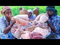 GOAT PARTS Cooking | Goat Heart | Goat Liver | Goat Kidney | Goat Lungs | Village Cooking & Eating