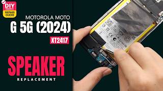 Motorola Moto G 5G (2024) Speaker Replacement | XT2417