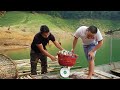 Making Bamboo Rafts, Fishing and Selling to Traders, River Survival | EP.347