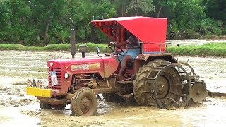 Tracter Videos | Full Video Tractor Mahindra 475 Di With Cage Wheels | My Village Tractors