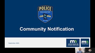 Community Notification
