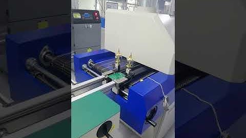 4. Customer feedback video-SMT automatic line- printer+pcb loader+conveyor+ PNP+ oven+ pcb unloader