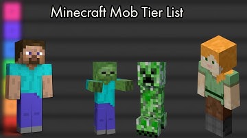 Minecraft Mob Tier List [RANKING ALL MINECRAFT MOBS]