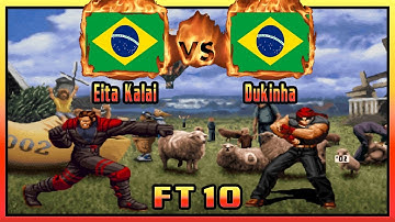 King of Fighters 2002 - Eita Kalai (BRA) VS (BRA) Dukinha [kof2002] [Fightcade] [FT10]