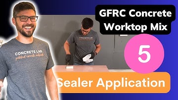 GFRC Worktop Mix - Part 5 - Mastering Sealer Application