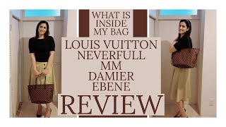 LOUIS VUITTON NEVERFULL MM REVIEW/REGRET/WHAT IS INSIDE MY BAG/DIAPER BAG - NITI ARYA