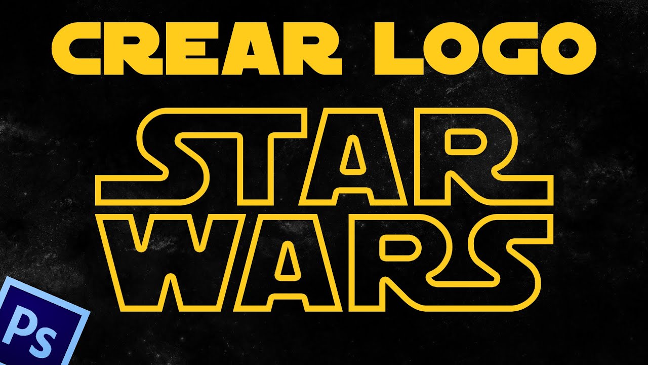 Como Hacer Logo De Star Wars Youtube