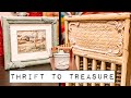 *HIGH END* Thrift Store Transformations - Thrift to Treasure - IOD Moulds & DIY Paint - Shabby Chic