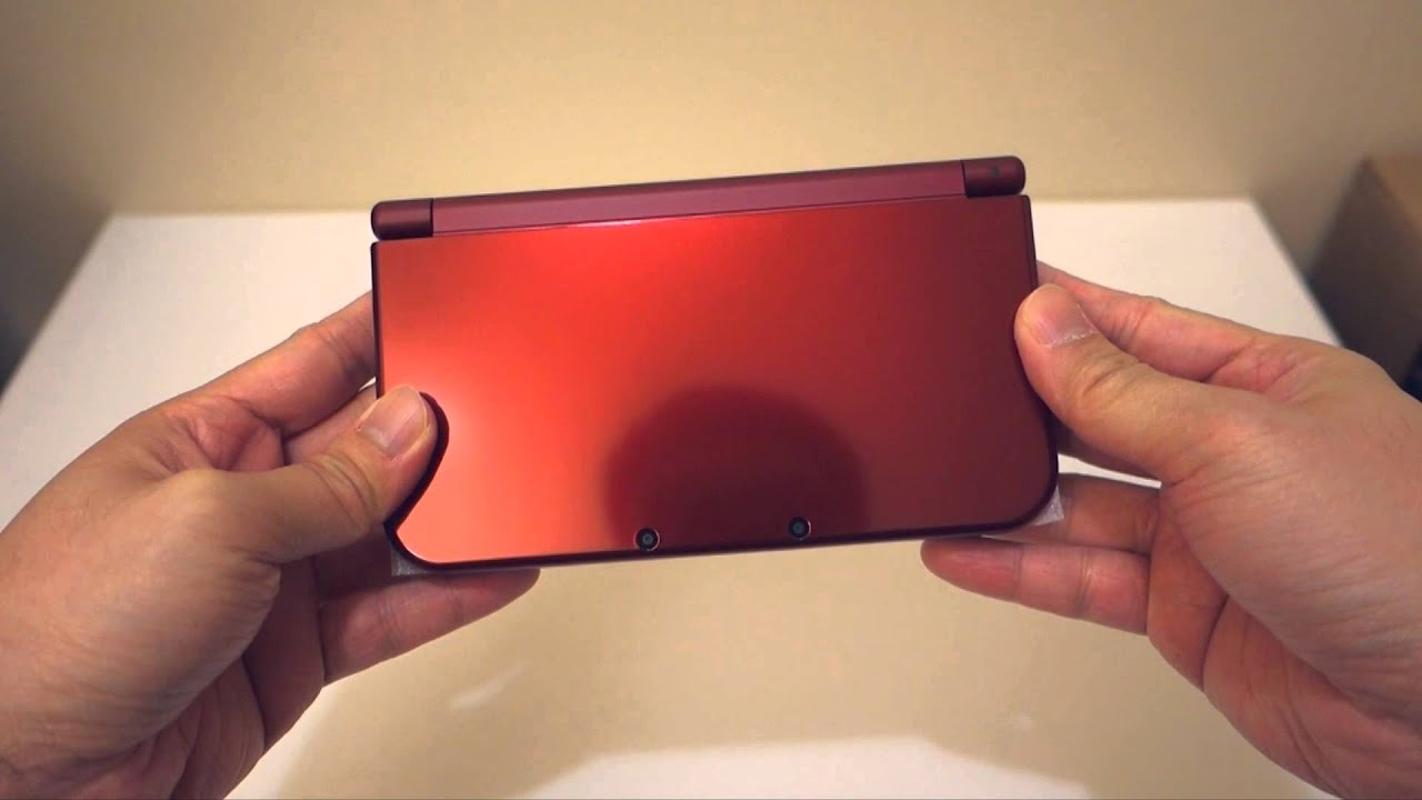 New Nintendo 3ds Xl Red Unboxing Youtube