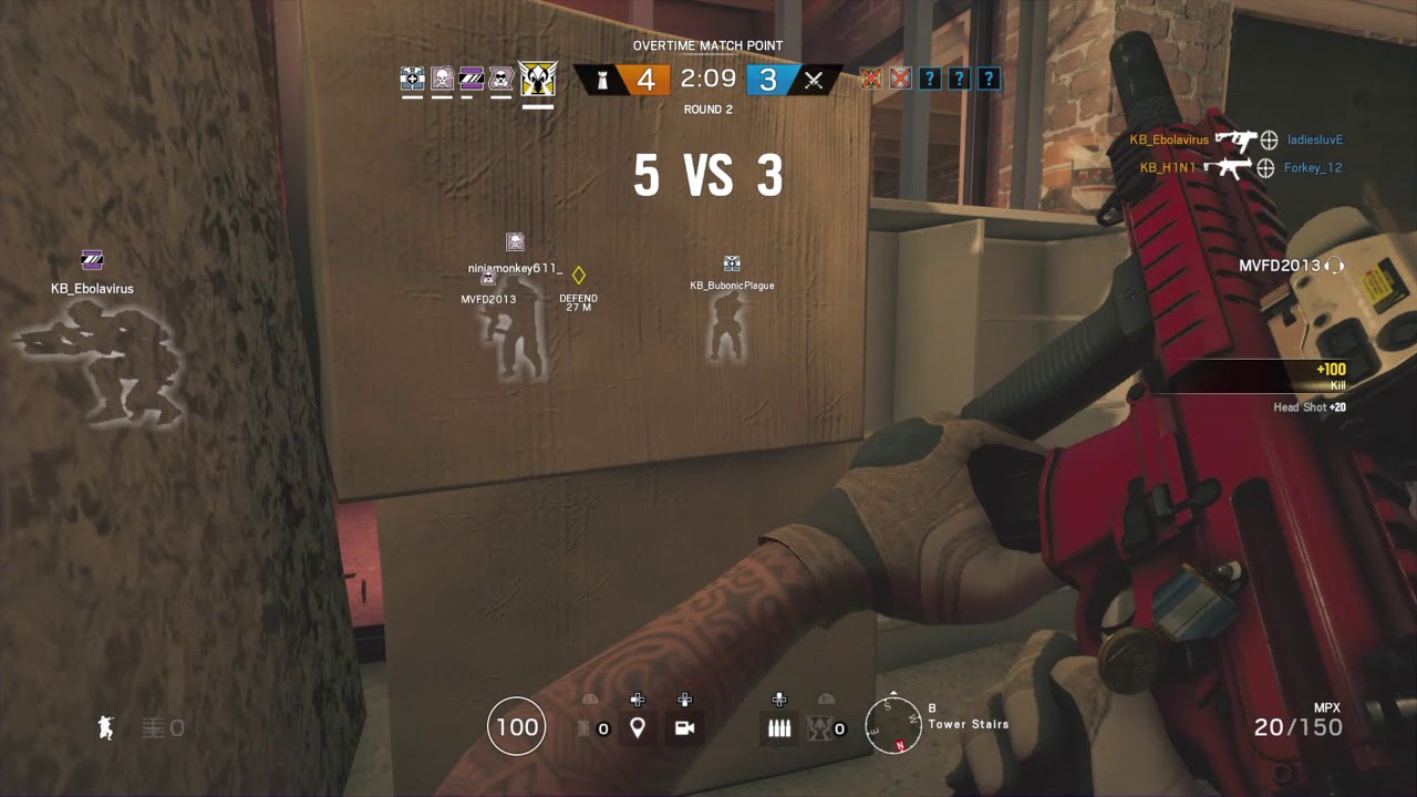 Tom Clancy's Rainbow Six Siege, Good round with a deagle finish! - YouTube