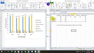 Hướng dẫn vẽ biểu đồ trên Word 2010