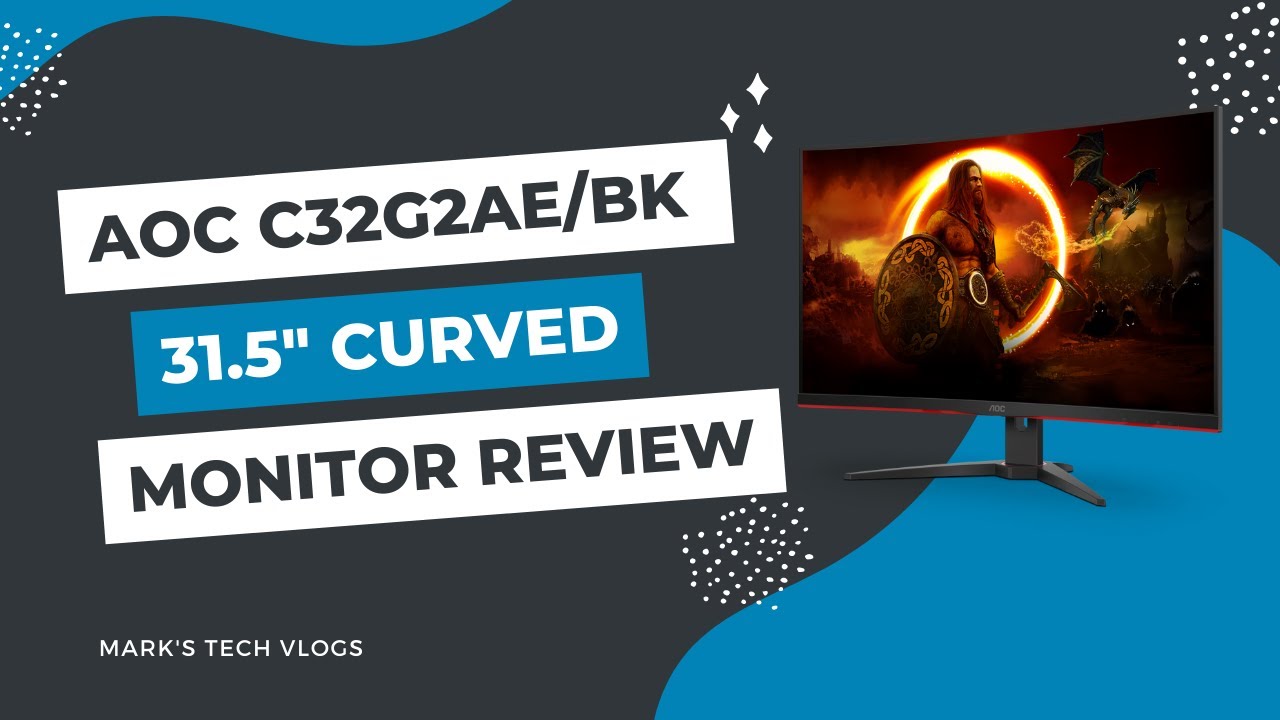 Monitor Curvo AOC VA 31.5 FHD 16:9 240Hz FreeSync C32G2ZE/BK