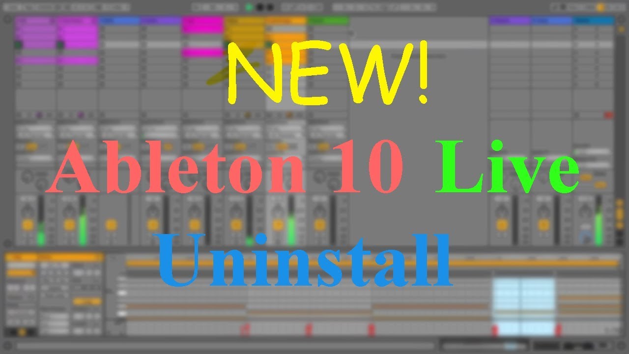 Uninstall Ableton Live 10 on Windows in 2 Minutes! (Easiest Method)