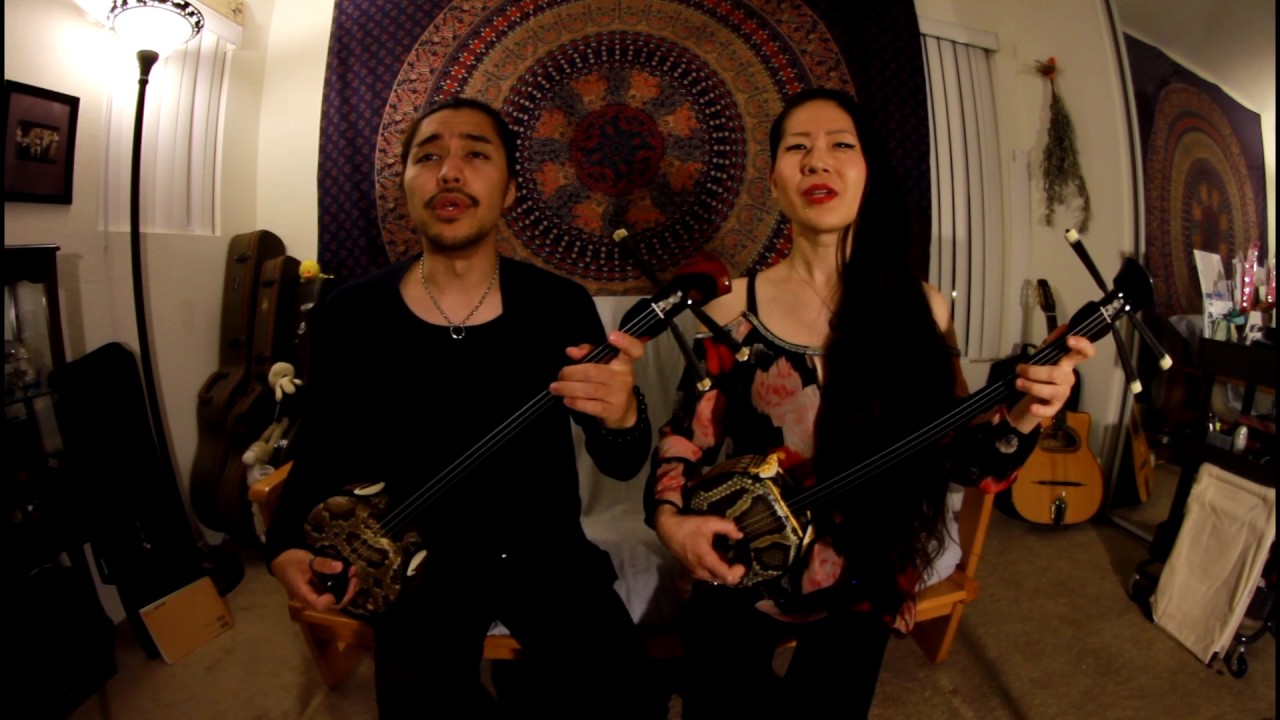 豊節 - Yutaka Bushi (Yuna & Tida) Okinawa Sanshin - YouTube