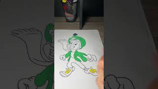 Lucky Charms - 💚☘️How to Coloring Pages of Lucky Charms with Posca Markers ☘️💚#violin #music