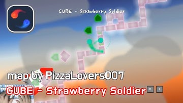 [ADOFAI custom][클리어 영상]Strawberry Soldier(music by CUBE)(map by PizzaLovers007)