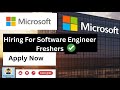 Microsoft Hiring for Freshers | Graduate | Apply now