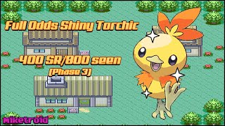 Full Odds Shiny Torchic In Pokémon Sapphire After 400 Sr800 Seen Phase 3