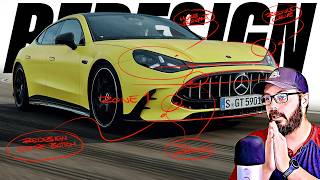 I tried fixing the Mercedes AMG GT 4-door...
