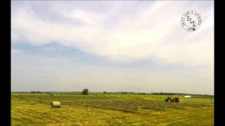 Time Lapse Raking & Baling Hay