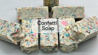 Making Confetti Soap with Soap Shreds/Scraps