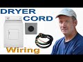 How to Wire a Dryer Cord, and Dryer Outlet, 3Prong and 4Prong Dryer Cord.