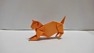 Origami Cat Step By Step  How To Make An Origami Cat  Origami Tutorial