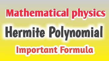 Hermite Polynomials I Mathematical Physics I Important Equation I Formula I PGTRB I PHYSICS I