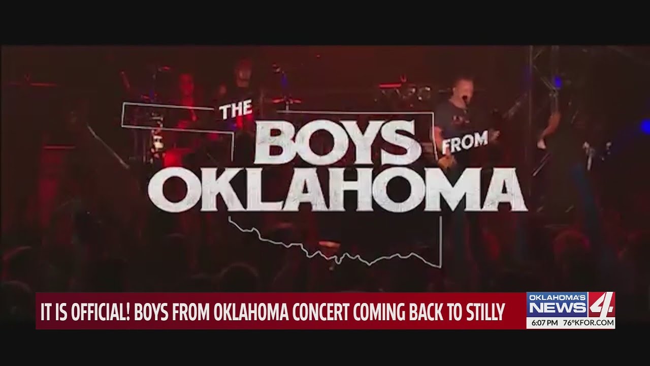 It is official! Boys from Oklahoma concert coming back to Stilly - YouTube