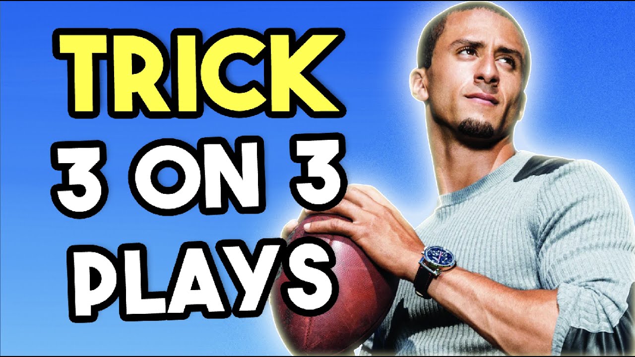 3 on 3 TRICK Flag Football Plays YouTube