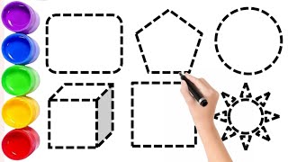 Shape Song for Kids 🎶 | Learn Shapes Easy &amp; Fast | Toddler Learning Video  016