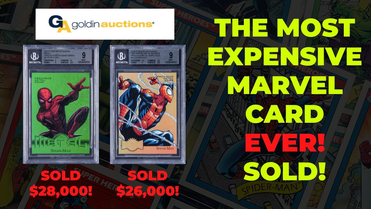 The Most Expensive Marvel Card Ever SOLD The Marvel Card Grail YouTube The Most Expensive Marvel Card Ever SOLD The Marvel Card Grail YouTube