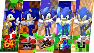 Evolution of Sonic in Super Smash Bros. (19992018)